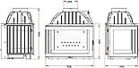 Камінна топка Invicta Foyer d’Angle VG лівостороння (ref. 6263-73). 12 кВт, фото 3