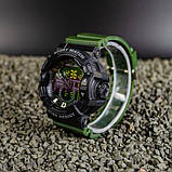 Чоловічий водонепроникний спортивний годинник скомбінованою індикацією Sanda 3129 GB, фото 3