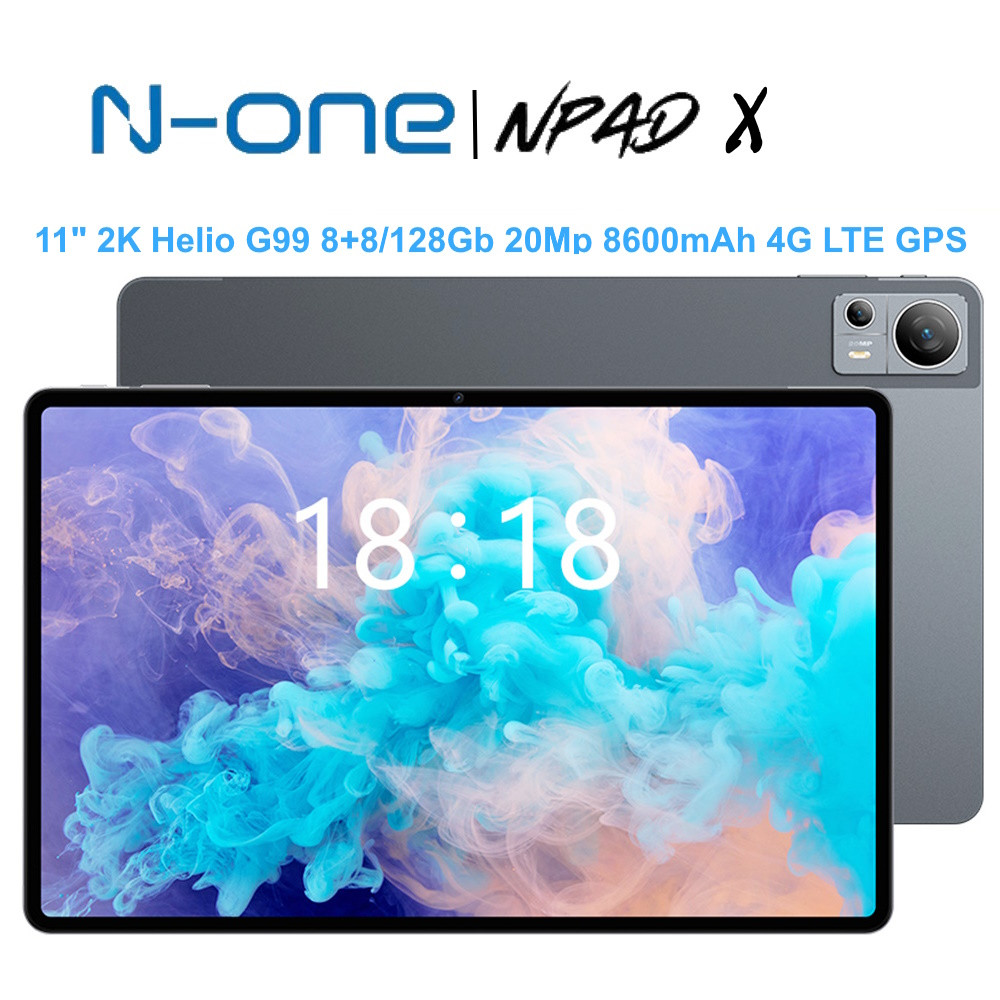 Планшет N-one NPad X1 11" 2K Helio G99 8+8/128Gb 20Mp 8600mAh 4G LTE ...