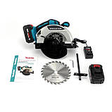 Циркулярна пила Makita акумуляторна DHS680Z (36V, 6 Ah), Циркуляр МАКИТА, ручна циркулярка на акумуляторі, фото 5