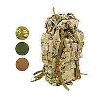 Тактичний рюкзак 80л Рюкзак воєнний на 80 літрів мультикам койот олива укріплений рюкзак тактичний