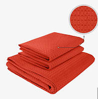 Рушник нового покоління суперм'яке вафельне Піке корал 100х50см