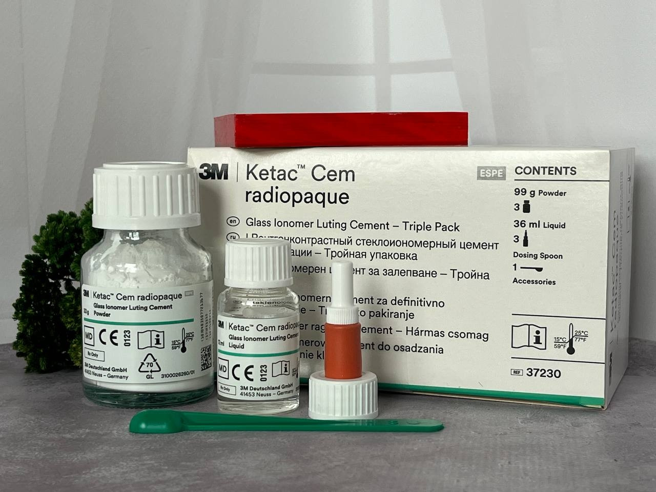 Кетак Цем (Ketac Cem, 3М) 33 г порошку + 12 мл рідини