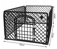 Манеж клітка для тварин собак цуценят Purlov 90х90х60см, фото 2