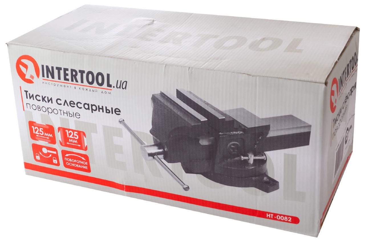 Тиски поворотные Intertool - 125 мм x 8,3кг - фото 4 - id-p1981939956