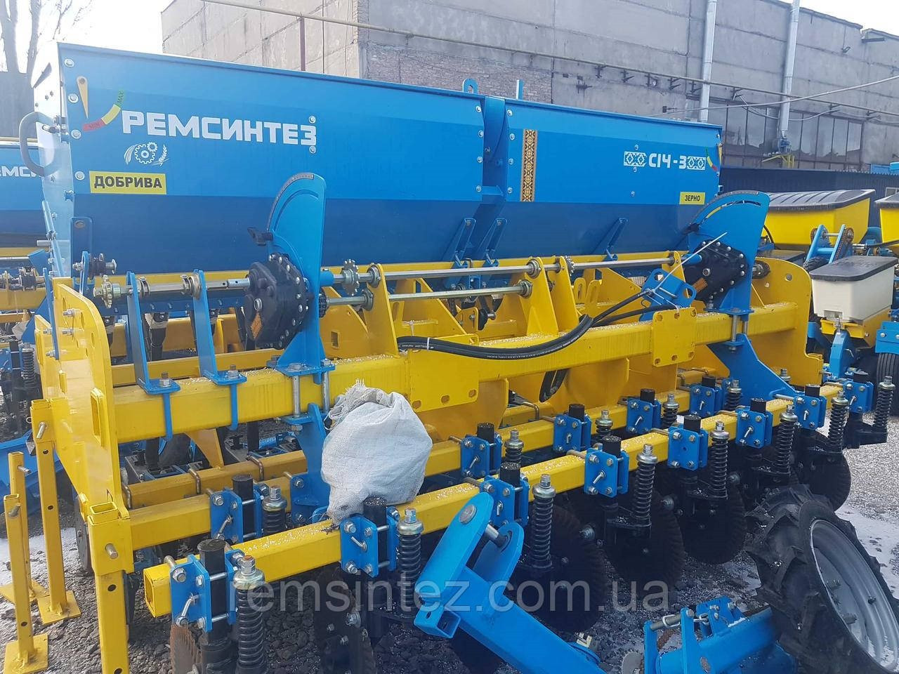 Сівалка зернова прямого висіву СІЧ-3 No-Till (нульова технологія) варіаторна для трактора 80 к.с.