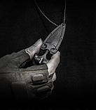Ніж тичковий  шийний ніж  пуш-дагер (push dagger), фото 9