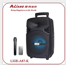 Акустична колонка Lige-A87 Bluetooth (Чорний), фото 2