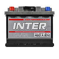 Автомобильный аккумулятор INTER high performance (L1) 50Ah 420A L+