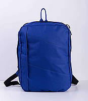 Рюкзак трансформер голубой для перелетов