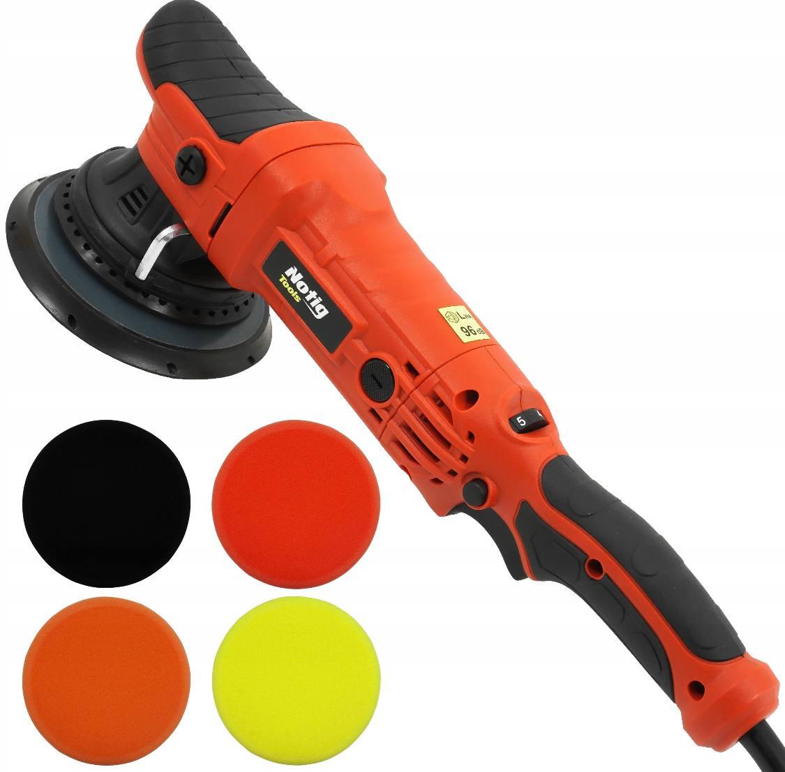 Полировальная машина для автомобиля NOTIG Tools N4221 1400 Вт + губки ...