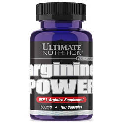 Аргінін Ultimate Nutrition Arginine Power 800 mg (100 капсул.)