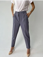 Женские классические укороченные брюки