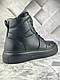 Чоловічі зимові черевики з натуральної шкіри ( чорні ), фото 4