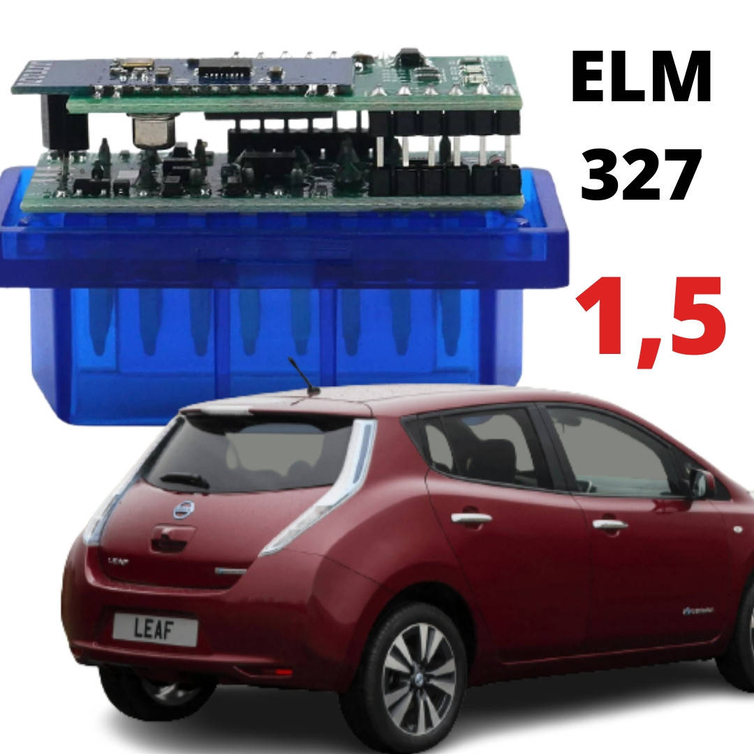 

Автосканер ELM 327 для Nissan Leaf версия 1,5. Две платы. ЕЛМ 327 для Ниссан Лиф.