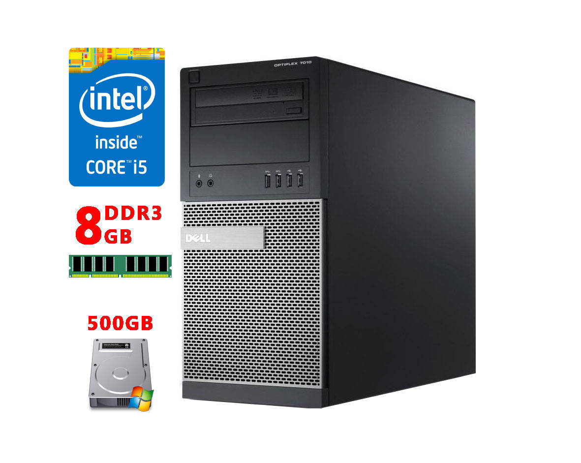 

Системный блок Dell Optiplex 7010 MT (Core I5-3470 / 8Gb / HDD 500Gb)