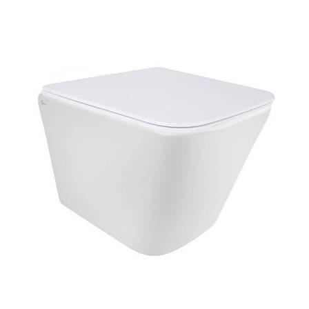 Унітаз підвісний Qtap Tern із сидінням Slim Duroplast/ Soft-close/ Quick relase, фото 1