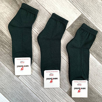 Шкарпетки жіночі махрова стопа бавовна ВженеBOSSі, розмір 36-40, темно-зелені, 012607