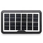 Ліхтар на сонячній панелі з PowerBank + 3 лампочки, GD-8017M / Портативний ліхтар з FM і Bluetooth, фото 5