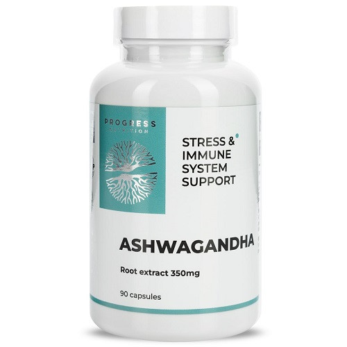 Вітаміни Progress Nutrition Ashwagandha Root extract 350 mg (90 капсул.)