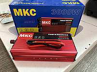 Перетворювач автоінвертор MKC POWER lNVENTER 3000W 12V-220V 12в 220 В, фото 3