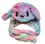 Шапка, що світиться BIT Pikachu toys soft toys with led з рухомими вушками шапка з Led підсвічуванням Райдужна, фото 6