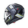 МОТОШЛЕМ МОДУЛЯР CABERG DUKE X TOUR ЦВЕТ MATT BLACK /YELLOW FLUO /ANTHRACITE /SILVER, фото 3