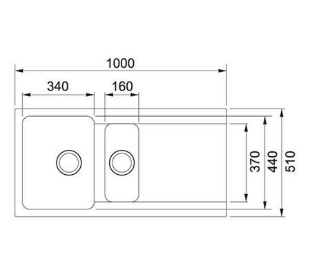 Кухонна мийка Franke Orion OID 651 сірий - тектоніт, вбудовується в стільницю, сушарка, фото 2