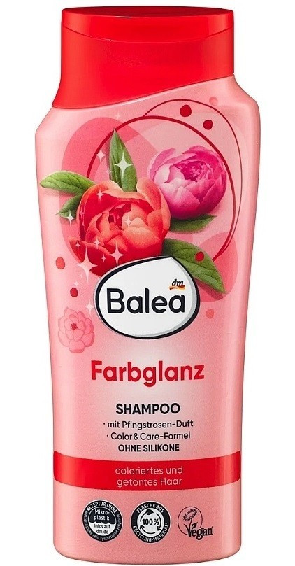 Шампунь Balea "Блиск для фарбованого волосся" (300мл.)