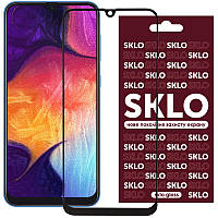 Захисне скло SKLO 3D (full glue) для Samsung A20 / A30 / A30s / A50 / A50s / A50s / M30 / M30s / M31 / M21 / M21s