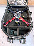 Рюкзак для FPV дрону. Сумка для квадракоптера 61×40×17см. Піксель, фото 4