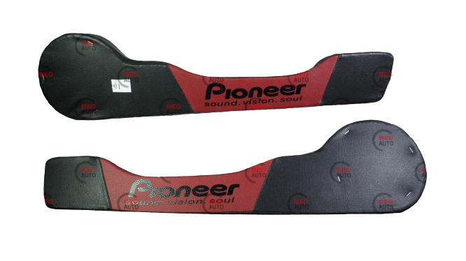 Кишеня дверей акустична 2101-07 d-16 см червоний (2шт) шкірозамінник, фото 1