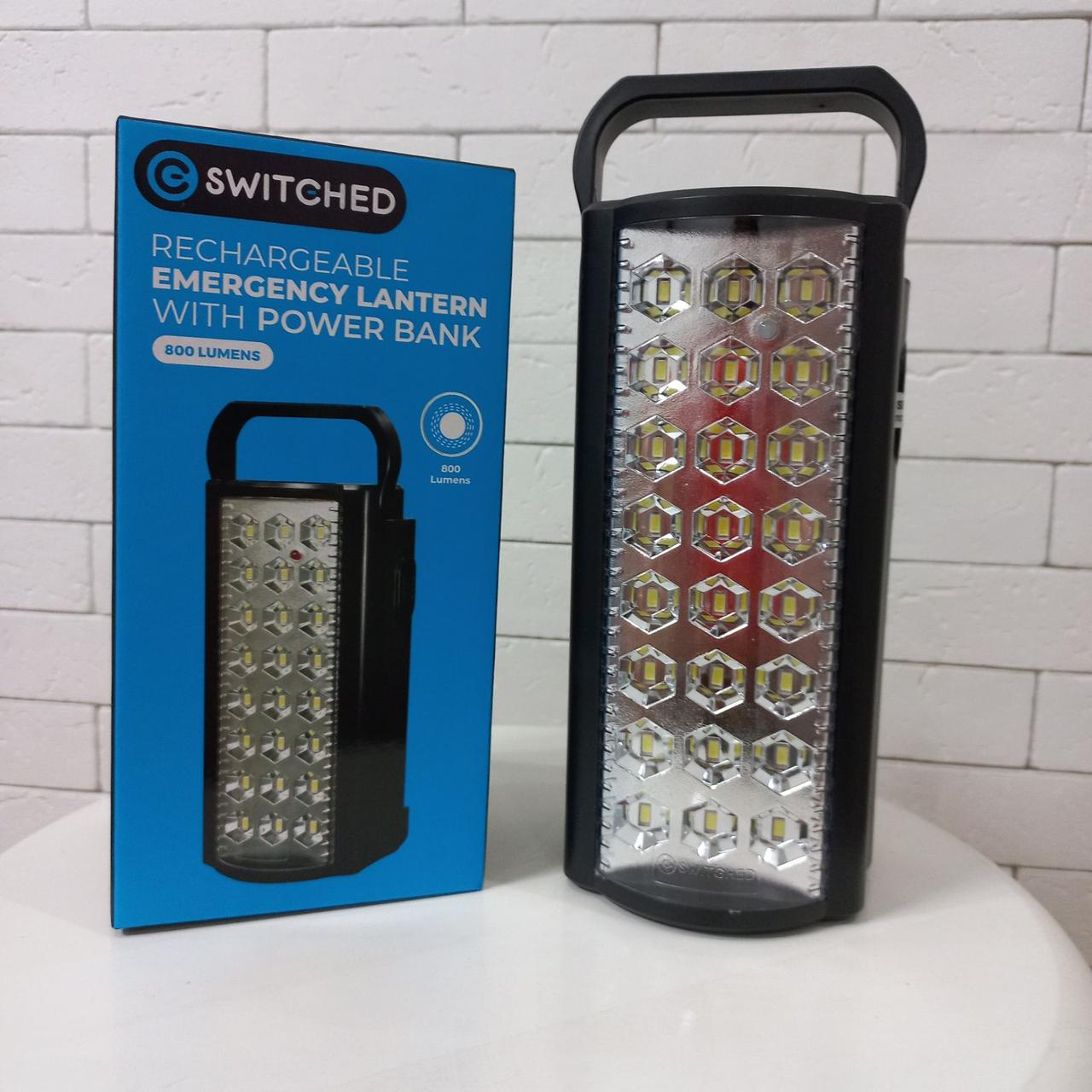 Ліхтарик світлодіодний 24 LED з повербанком Switched