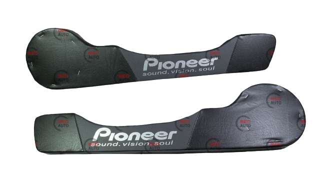 Кишеня дверей акустична 2101-07 d-16 см сірий (2шт) шкірозамінник, фото 1