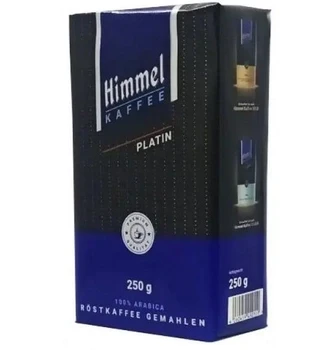 Кава мелена натуральна Himmel Kaffee Platin, 250 г, Німеччина,