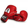 Боксерські рукавиці шкіряні Green Hill KNOCK 10 унц. ліцензовані ФБУ KBK-2105-R, фото 3