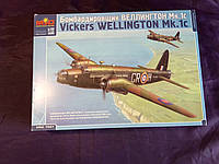 Сборная модель самолёта британский бомбардировщик Vickers Wellington Mk.1c в масштабе 1:72