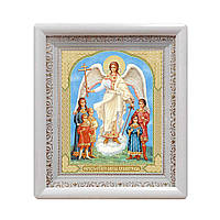 Ангел Хранитель с детьми икона №3 в белом киоте