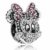 Серебряный шарм Пандора Disney "Minnie Mouse" 791796NCK