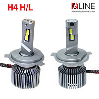 QLINE ULTRA +200% H4 6000K 110W 11000Lm светодиодные автомобильные LED лампы CAN-BUS (2 шт)