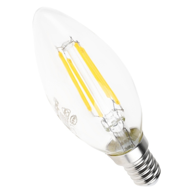 Лампа Едісона 4W LED Brille C35 Cog Філамент 4000-4700К E14