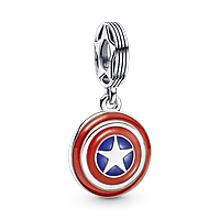 Серебряный шарм Пандора Щит капитана Америки 790780C01