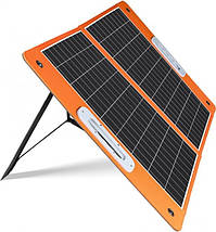 Сонячна панель FlashFish SP100 складна переносна мобільна міні для кемпінгу і туризму 60 Вт, фото 3