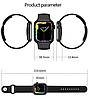 Розумний смарт-годинник Smart Watch i8 PRO MAX з голосовим викликом трекер пульсометр тонометр Білий, фото 10