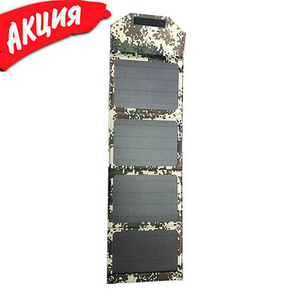 Сонячна панель Voltronic YT-42W5V складна переносна мобільна міні для кемпінгу та туризму 42 Вт, фото 3