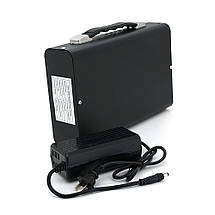 Портативний PowerBank Voltronic KY-192WH з розеткою 220В ліхтариком акумулятор для дому 300W 15000 mAh, фото 2