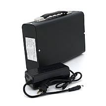 Портативний PowerBank Voltronic KY-192WH з розеткою 220В ліхтариком акумулятор для дому 300W 15000 mAh, фото 4