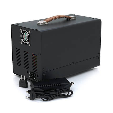 Портативна зарядна станція Voltronic S-500W з розеткою 220В ліхтариком акумулятор для дому 500W 40000 mAh, фото 3
