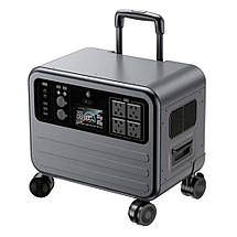Портативна зарядна станція XO-PSA-2200W універсальна електростанція з розеткою 220В для квартири 720000 mAh, фото 3
