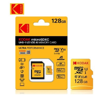 Kodak карта пам'яті MicroSD 128Gb (10 class V30), U3 — Оригінал